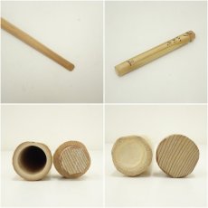 画像7: 木製茶杓（銘：小松静）（仁和寺　吉田裕信書付）（共箱） (7)