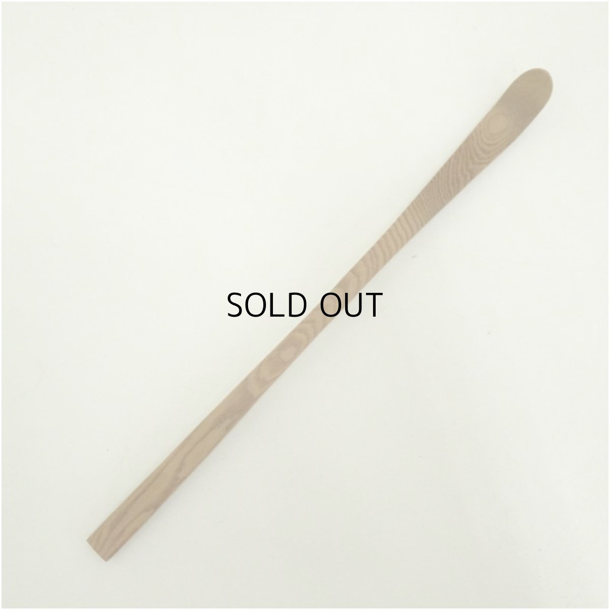 画像2: 木地茶杓（銘：汲月）（高野山　堀田真快書付）（共箱） (2)