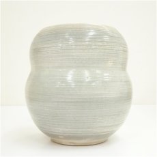 画像3: 熊野焼　皿谷緋佐子造　瓢形水指（共箱） (3)