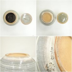 画像6: 熊野焼　皿谷緋佐子造　瓢形水指（共箱） (6)