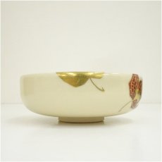 画像4: 京焼　通次阿山造　色絵鬼灯茶碗（共箱） (4)