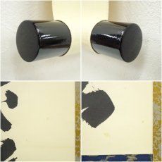 画像7: 大徳寺　細合喝堂筆　「白鶴舞老松」一行書　肉筆紙本掛軸（共箱） (7)