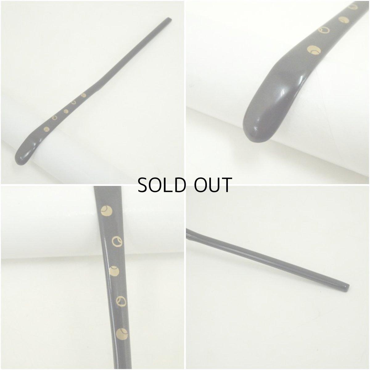 画像6: 輪島塗　つぼつぼ蒔絵茶杓（共箱） (6)