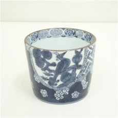 画像3: 有田焼　其泉造　染付祥瑞梅花鳥蕎麦猪口5客（共箱） (3)