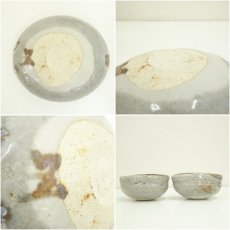 画像7: 樋口雅之造　志野向付5客（共箱） (7)