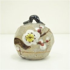 画像3: 美濃乾山窯　水野秋草庵造　以古乾山秋草写香合（銘：千代栄）（前大徳　藤田寛道書付）（共箱） (3)