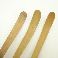 画像2: 竹・木地茶杓3本セット (2)