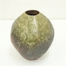 画像2: 丹波焼　末晴窯　西端正造　窯変花器（共箱） (2)