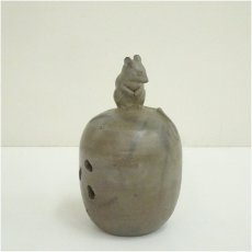 画像2: 木村玉舟造　鼠伏香炉（共箱） (2)