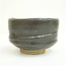 画像3: 作家物　黒釉茶碗（共箱） (3)
