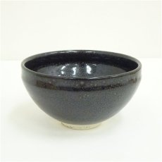 画像2: 美濃焼　秀泉陶苑　沢田秀一造　油滴天目茶碗（共箱） (2)