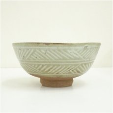 画像3: 信楽焼　竜山造　三島茶碗（共箱） (3)