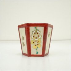 画像3: 京焼　加賀瑞山造　雪洞蓋置（共箱） (3)