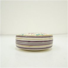 画像3: 京焼　宮本翠浩造　桜唐草香合（共箱） (3)