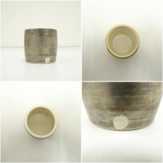 画像6: 京焼　手塚桐鳳造　銀彩松文蓋置（共箱） (6)