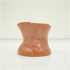 画像4: 久楽弥七造　川上宗鶴手造写赤楽蓋置（共箱） (4)