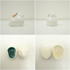 画像6: 琴浦窯　和田桐山造　干支卯香合（共箱） (6)