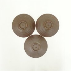 画像3: 桂山造　刷毛目平茶碗3客 (3)