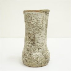 画像4: 河本五郎造　灰釉花入（共箱） (4)