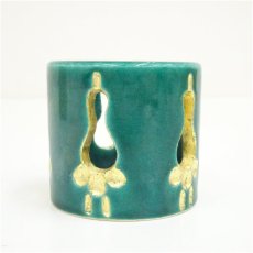 画像4: 琴浦窯　和田桐山造　立鶴透蓋置（共箱） (4)