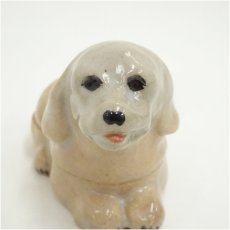 画像4: 琴浦窯　和田桐山造　干支戌香合（共箱） (4)