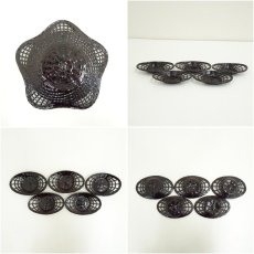 画像6: 籃胎漆器　梅形菓子器・箸・茶托5客セット（箱付） (6)