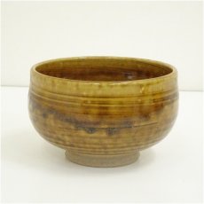 画像1: 飴釉茶碗 (1)