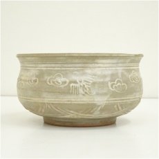 画像2: 作家物　雲鶴三島建水 (2)