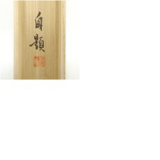 画像9: 一茶庵　佃一輝（亦石）筆　水流句　扇面　肉筆紙本掛軸（共箱） (9)