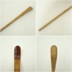 画像6: 宗玄造　竹茶杓（銘：むさしの）（建仁寺　竹田益州書付）（共箱） (6)