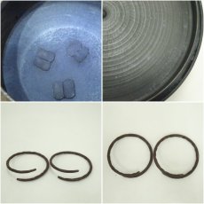 画像7: 釜屋二代　藤井喜左衛門造　芦屋釜写竹紋真形釜（共箱） (7)