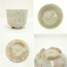 画像6: 寺垣外窯　杉本貞光造　御本立鶴茶碗（共箱） (6)