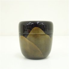 画像3: 加藤一衛造　漆塗　遠山蒔絵棗（共箱） (3)