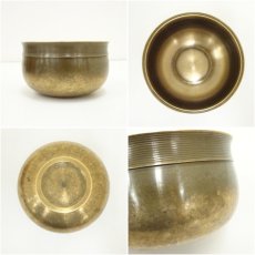 画像6: 鋳師　三代目　宝塚義正造 　唐銅糸目建水（共箱） (6)