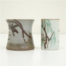 画像4: 赤絵香合・蓋置・巾筒　3点セット（保護箱） (4)