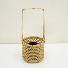 画像2: 手付籠花入（箱付） (2)