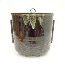 画像4: 高取焼　青柳翠峯造　水指（共箱） (4)