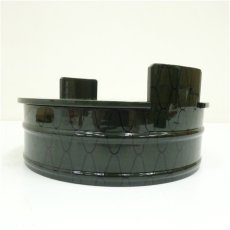 画像3: 初瀬川柳庵造　青網目大向（桶形菓子器）（共箱） (3)