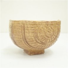 画像3: 萩焼　大野瑞峰造　俵茶碗（共箱） (3)
