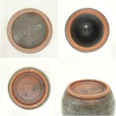 画像7: 京焼　浅見与し三造　乾山月ノ萩中置水指（共箱） (7)