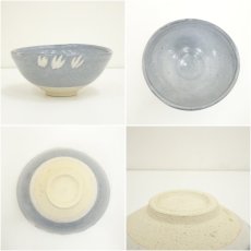 画像6: 藤原恭助（敬介）造　鼠志野茶碗（共箱） (6)