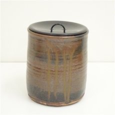 画像2: 古瀬戸窯　加藤作助造　古瀬戸水指（共箱） (2)