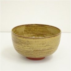 画像2: 京焼　岡本和郎造　蕎麦釉茶碗（共箱） (2)