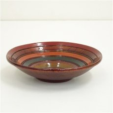 画像2: 塗師　芝仙造　独楽塗茶托10客（共箱） (2)
