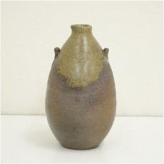 画像3: 備前焼　安井徹造　耳付花入（共箱） (3)
