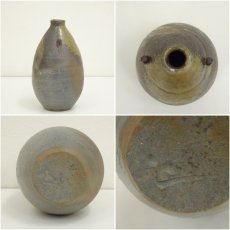 画像6: 備前焼　安井徹造　耳付花入（共箱） (6)