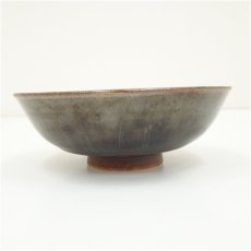 画像3: 与論焼　金子恭雨造　天目釉茶碗（共箱） (3)