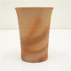 画像2: 備前焼　作家物　ビアマグ（共箱） (2)