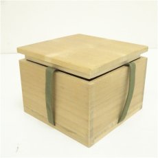 画像5: 虫明焼　作家物　灰釉茶碗（保護箱） (5)