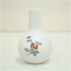 画像3: 柿右衛門焼窯造　牡丹絵小花生（共箱） (3)
